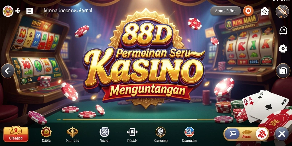 Screenshot utama 88ID menampilkan gameplay Kasino yang menarik dan seru.