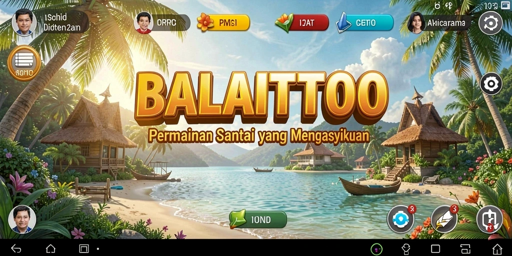 Screenshot menampilkan gameplay BALAITOTO yang penuh warna dan interaktif.