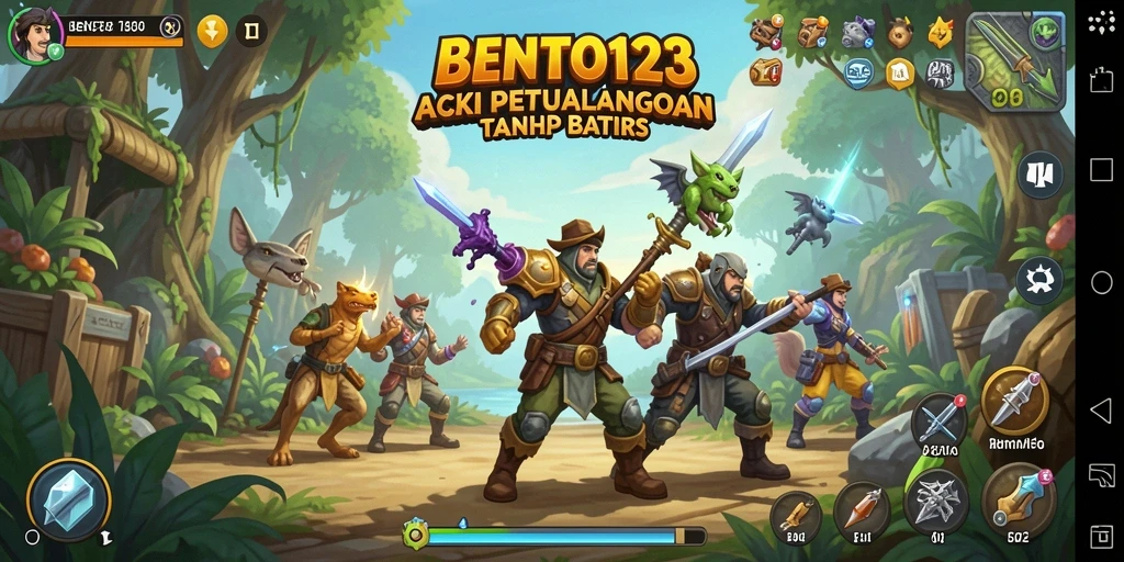 Tampilan luar biasa dari gameplay aksi BENTO123.