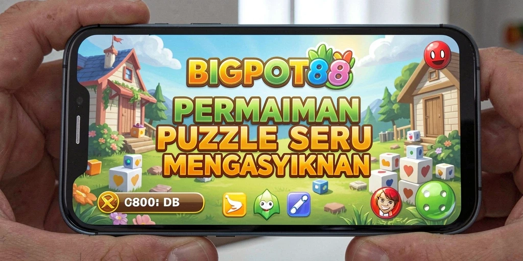 Tampilan gameplay seru di BIGPOT88 dengan tantangan Puzzle.