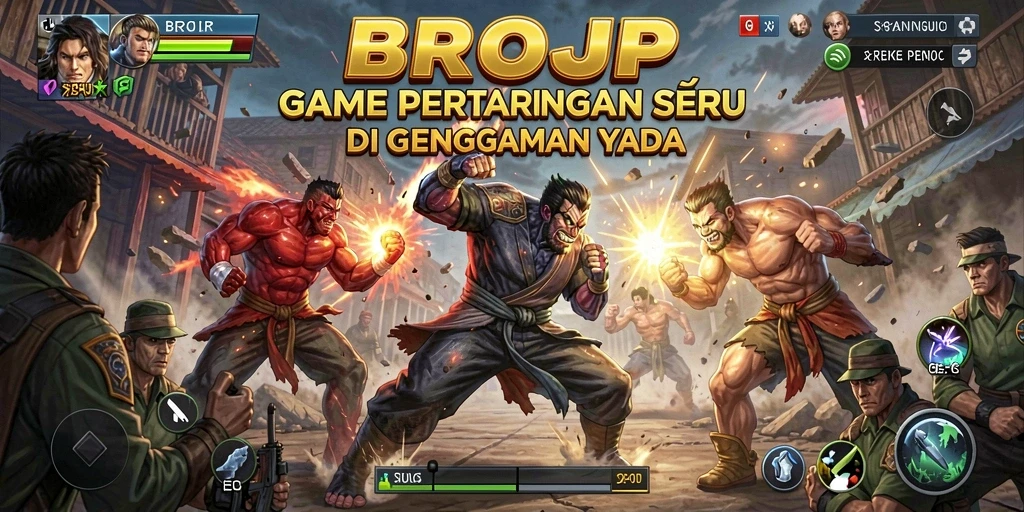 Tampilan pertarungan epik dalam BROJP yang menegangkan.