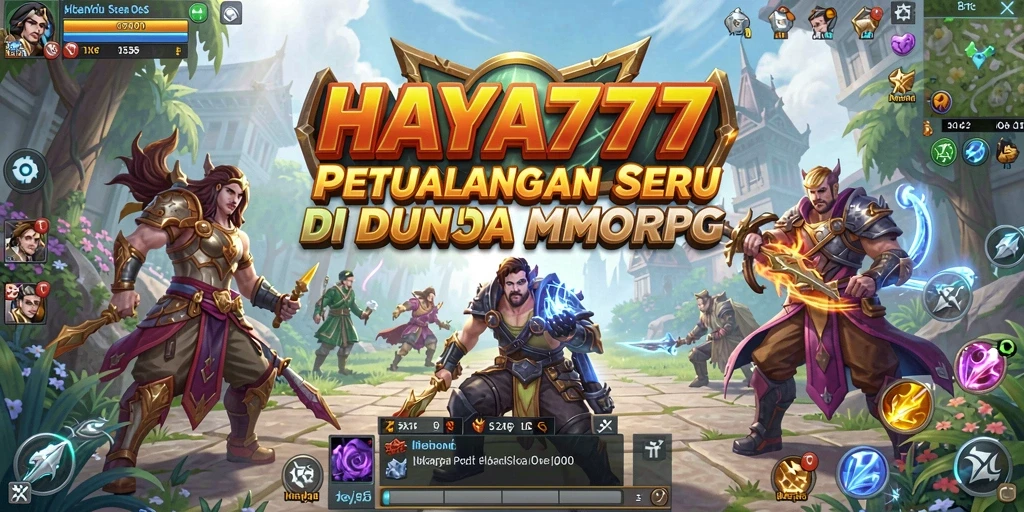 Gameplay HAYA777 dengan petualangan dan pertarungan mendebarkan.