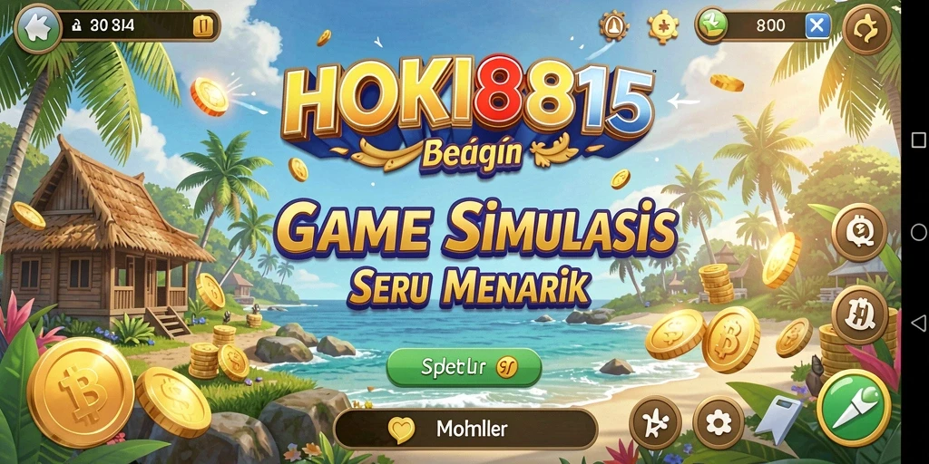 Tampilan gameplay seru dari HOKI8815 yang menampilkan misi strategis.
