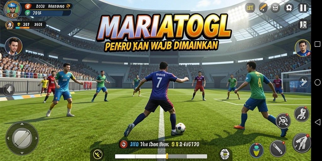 Gameplay seru MARIATOGL yang menggugah semangat olahraga.