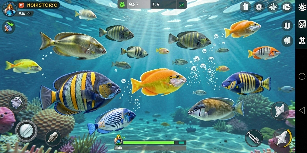 Gameplay seru NIASTOTO dengan aksi menembak ikan yang mendebarkan.