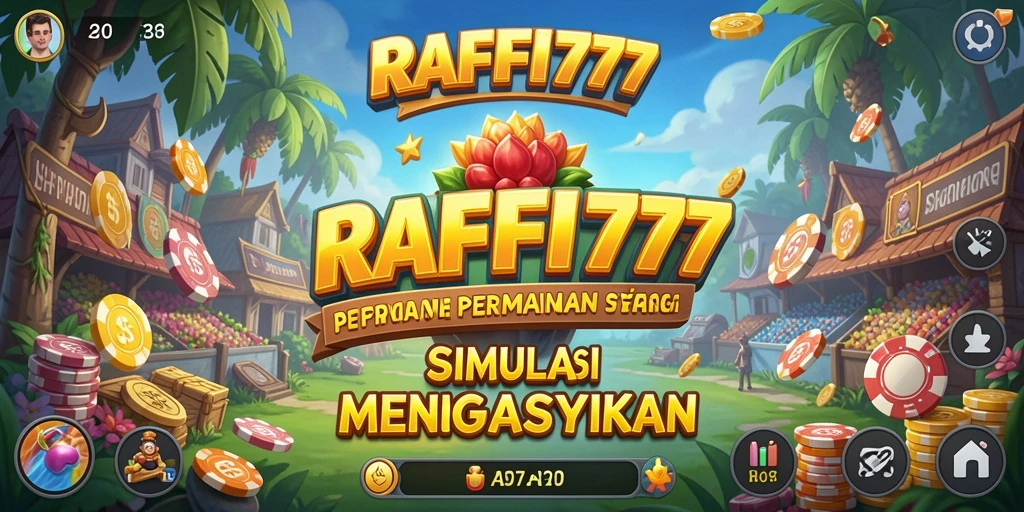 Tampilan gameplay menarik dari RAFFI777 yang memukau.