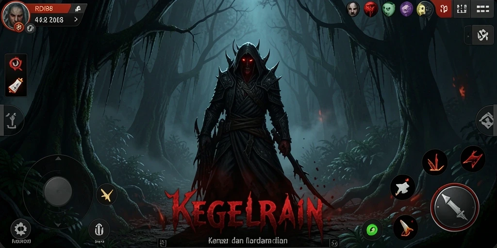 Tampilan gameplay <strong>RDI88</strong> yang menakutkan dan mencekam.