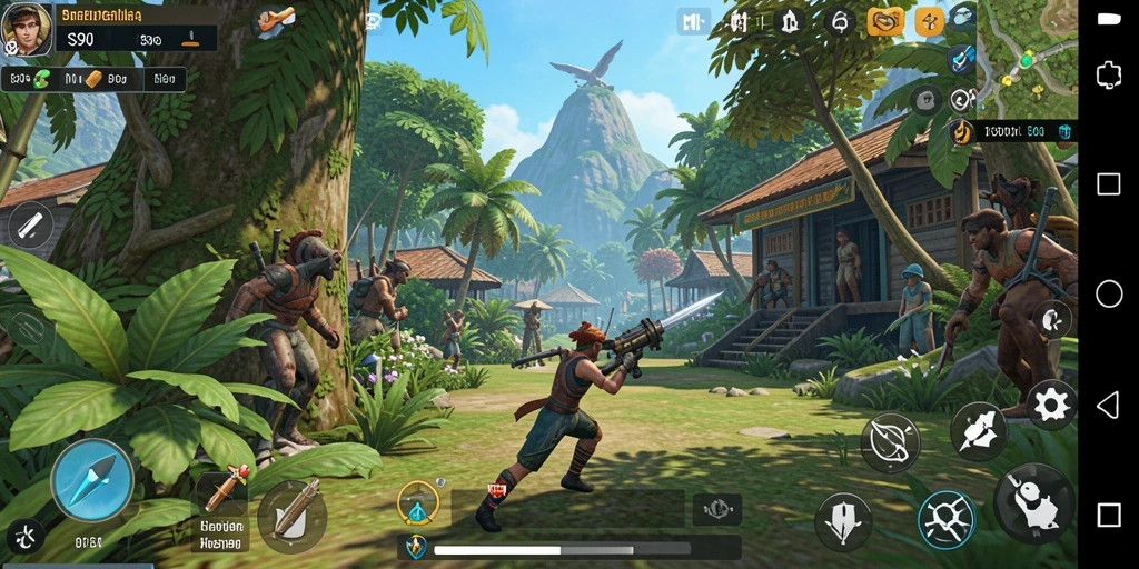 Screenshot gameplay S80 menampilkan interaksi karakter yang menarik.