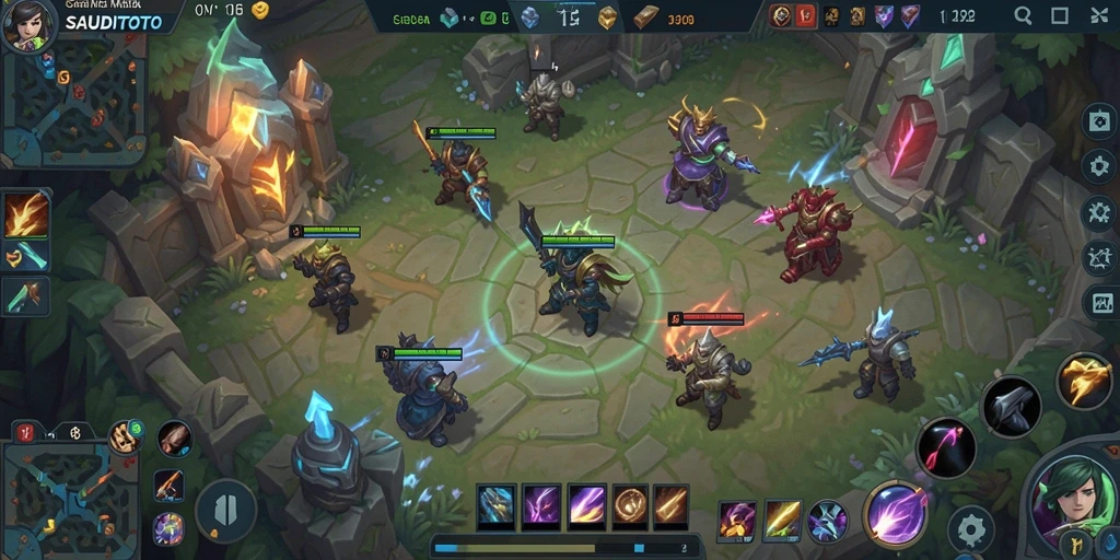 Tampilan gameplay seru dari SAUDITOTO yang menantang.