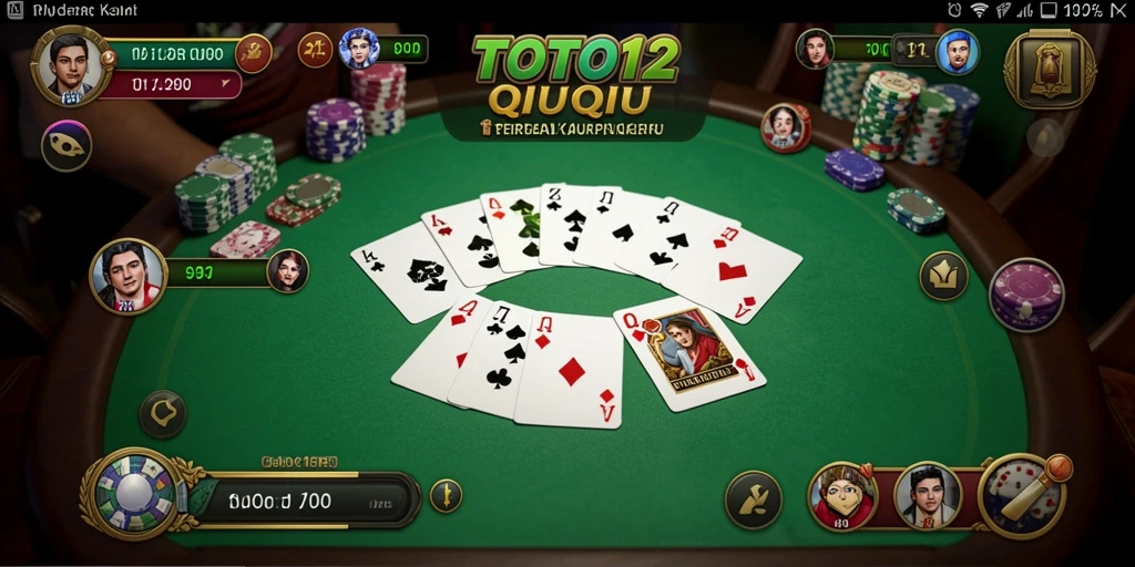 Tampilan gameplay seru dan menarik dari TOTO12 QiuQiu.