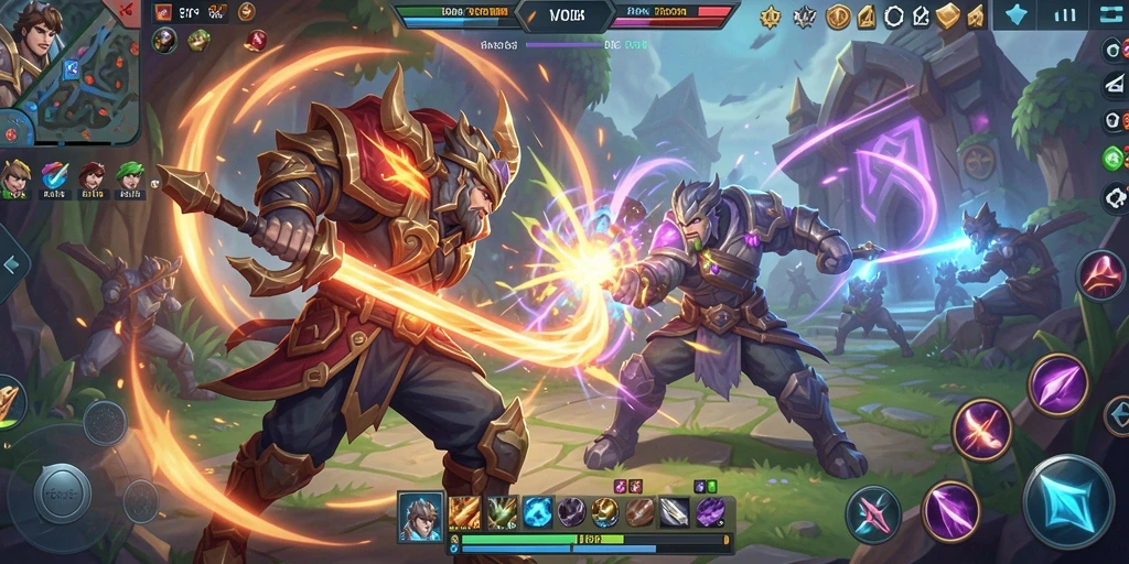 Gameplay menarik V07 dengan strategi tim yang mendebarkan.