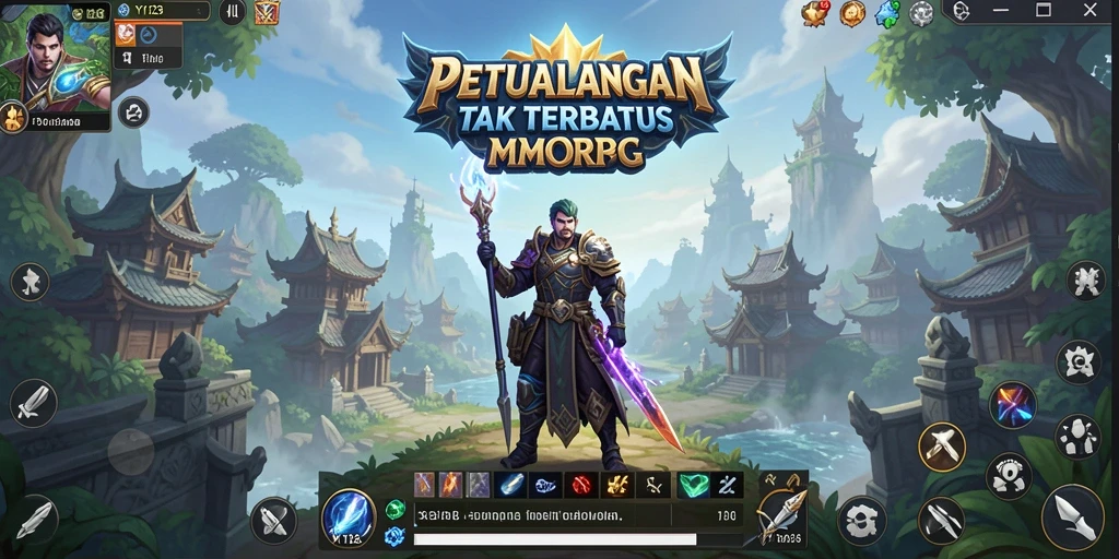 Gameplay menakjubkan dari YY123 di dunia MMORPG.